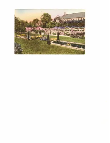 The garden of Joseph and Harriet Speer at Goshen Plantation, c.1912