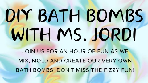 DIY bathbombs with Ms. Jordi